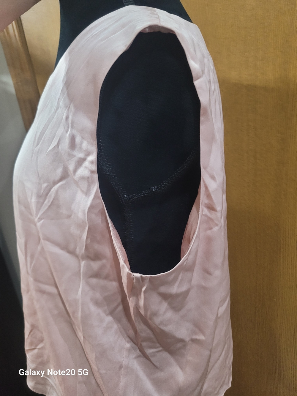 Quince Washable Silk V-Neck Shell Top Blush Pink XL EUC - Picture 3 of 8